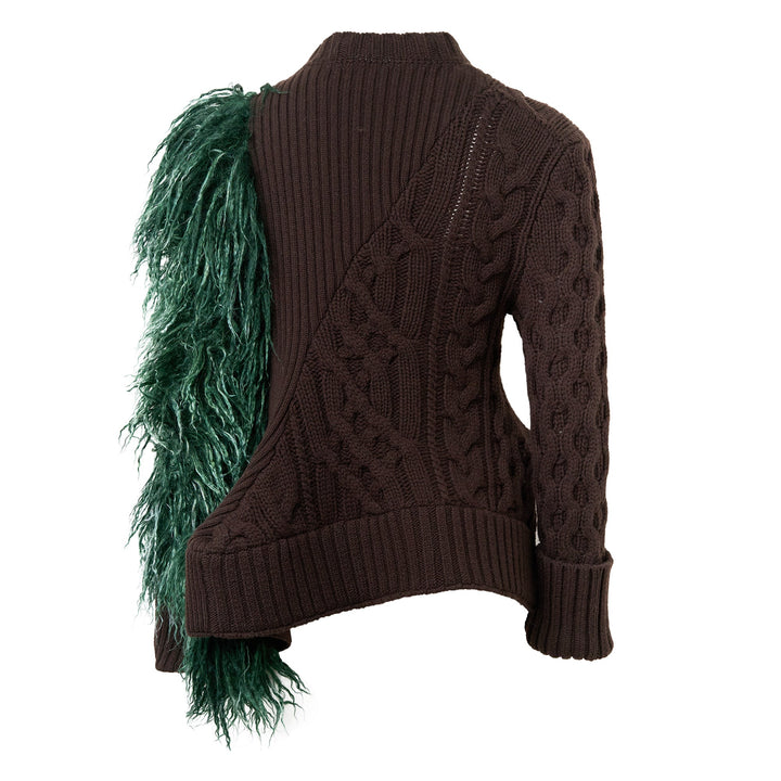 Wool Hairy Knit Pullover