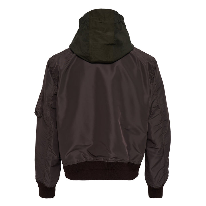 Nylon Twill x Grosgrain Blouson