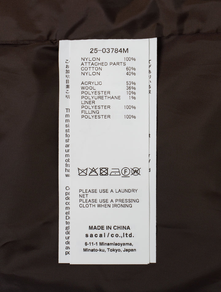 Nylon Twill x Grosgrain Blouson