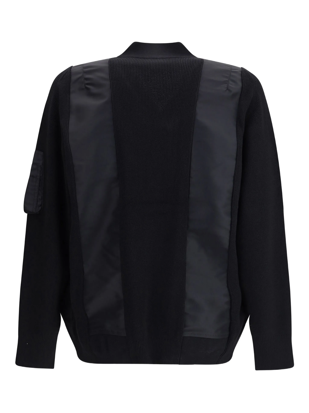 Nylon Twill x Knit Blouson