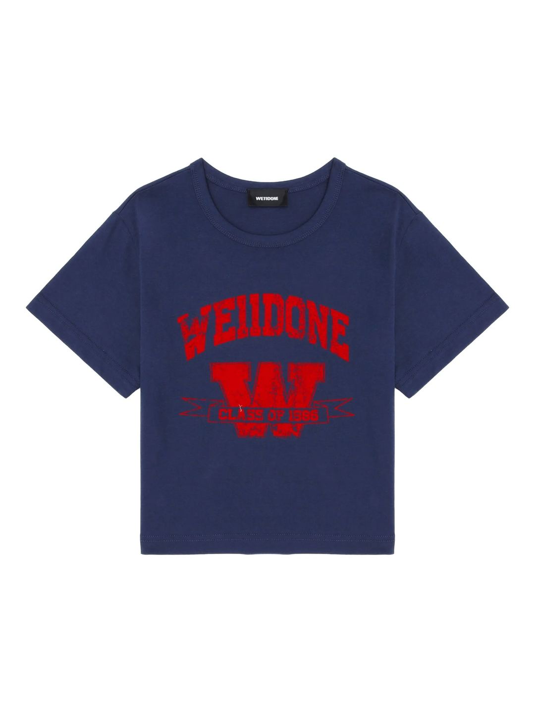 Navy Womens 11 Print Slim Fit T-Shirt