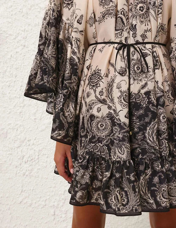 Rhiannon Lantern Mini Dress