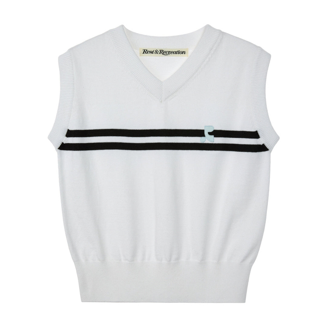 Double Line Knit Vest