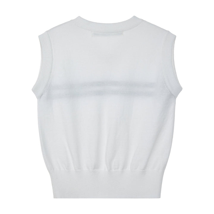 Double Line Knit Vest