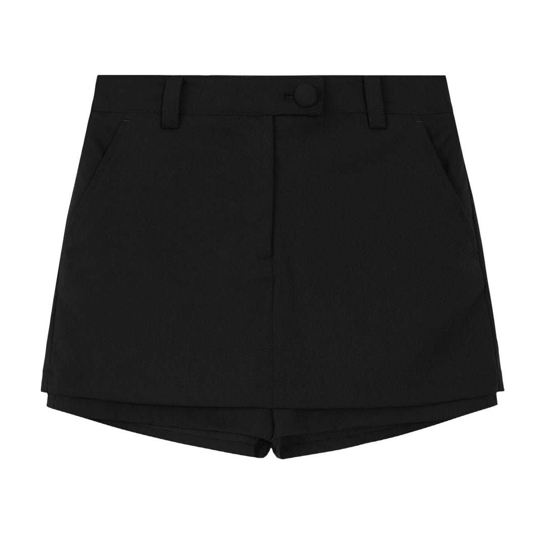 Low Rise Button Skort