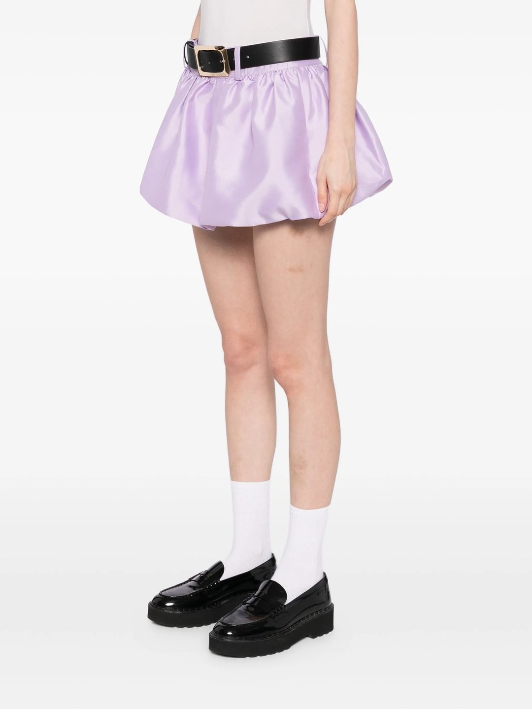 Lilac Taffeta Skort