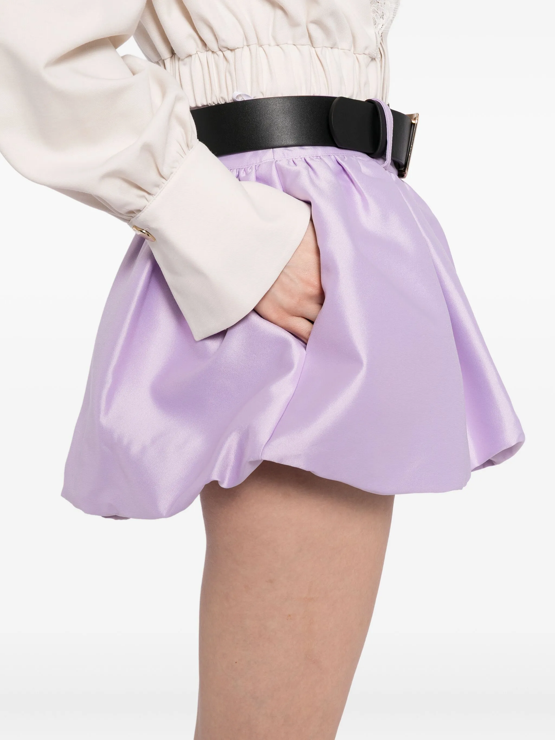 Lilac Taffeta Skort