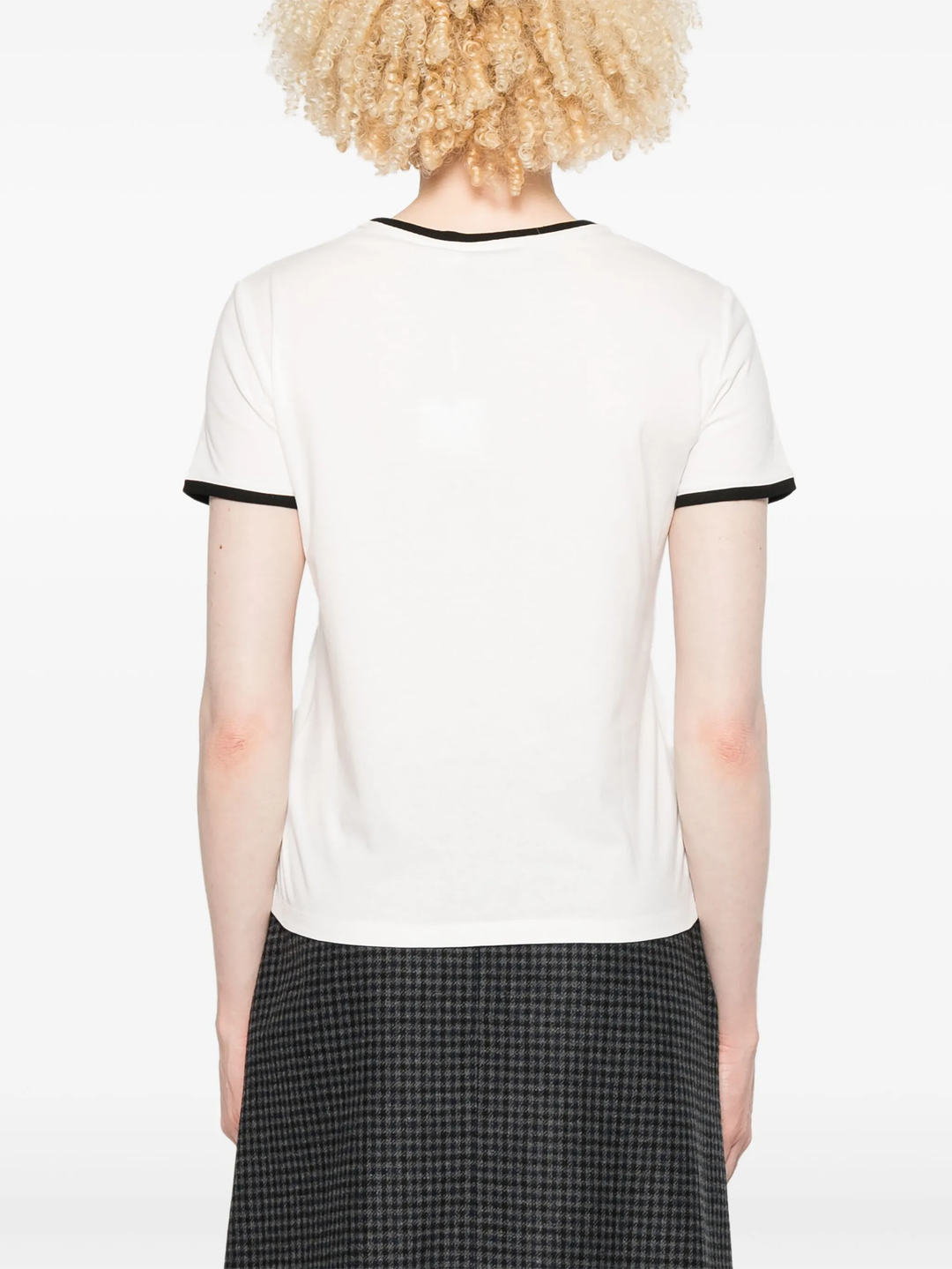 White Embroidered Logo T-Shirt