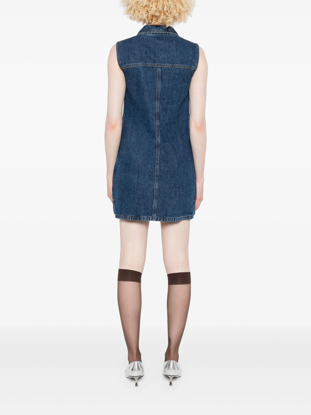 Denim Sleeveless Mini Dress