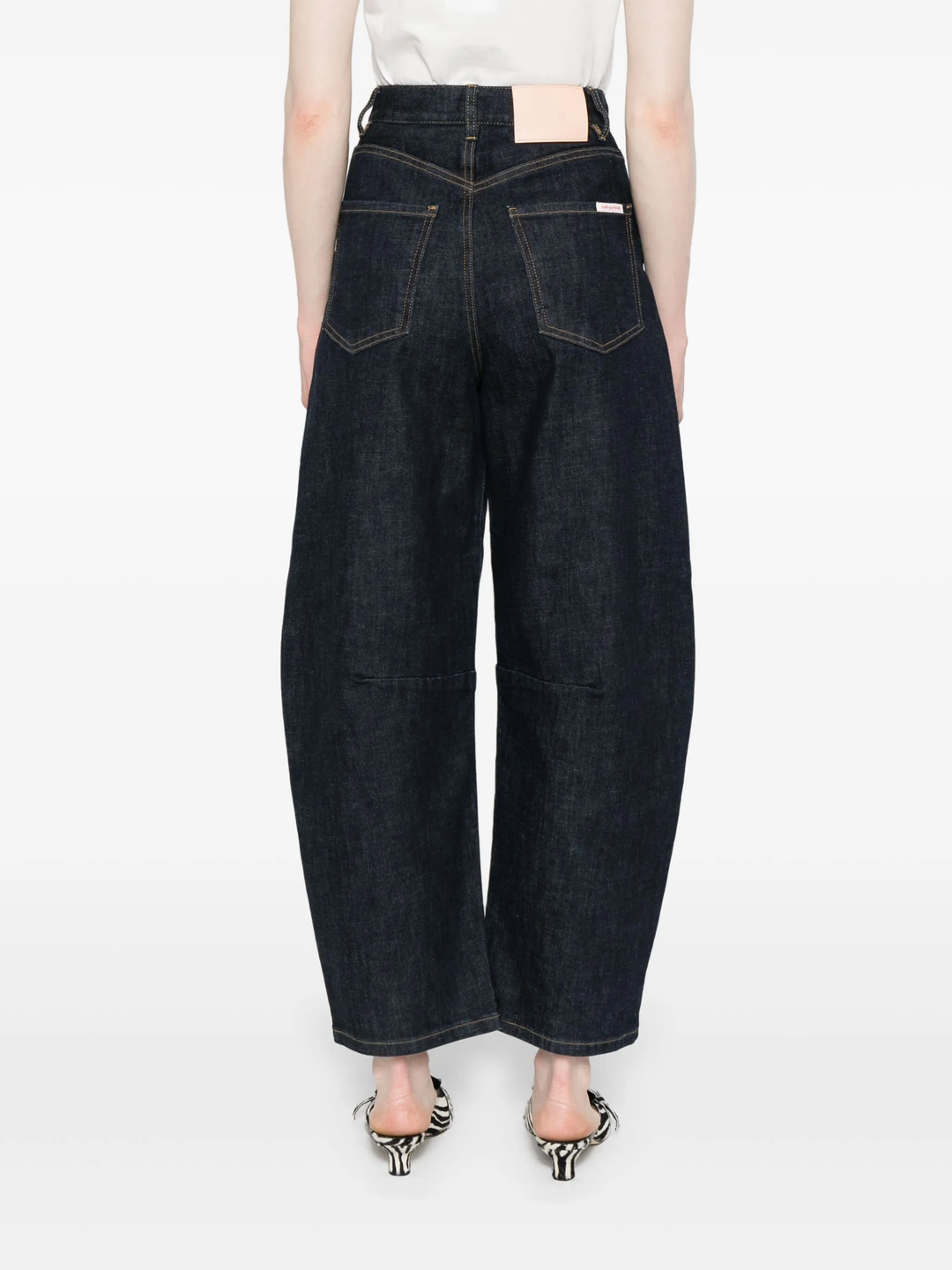 Indigo Barrel Leg Jeans