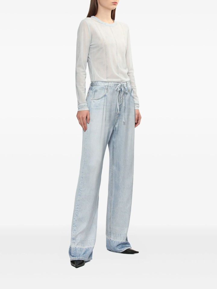 Miramar Satin Phoebe Drawstring Jeans