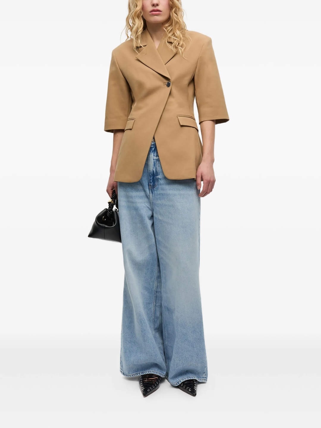 Soft Rigid Denim Baggy Jeans