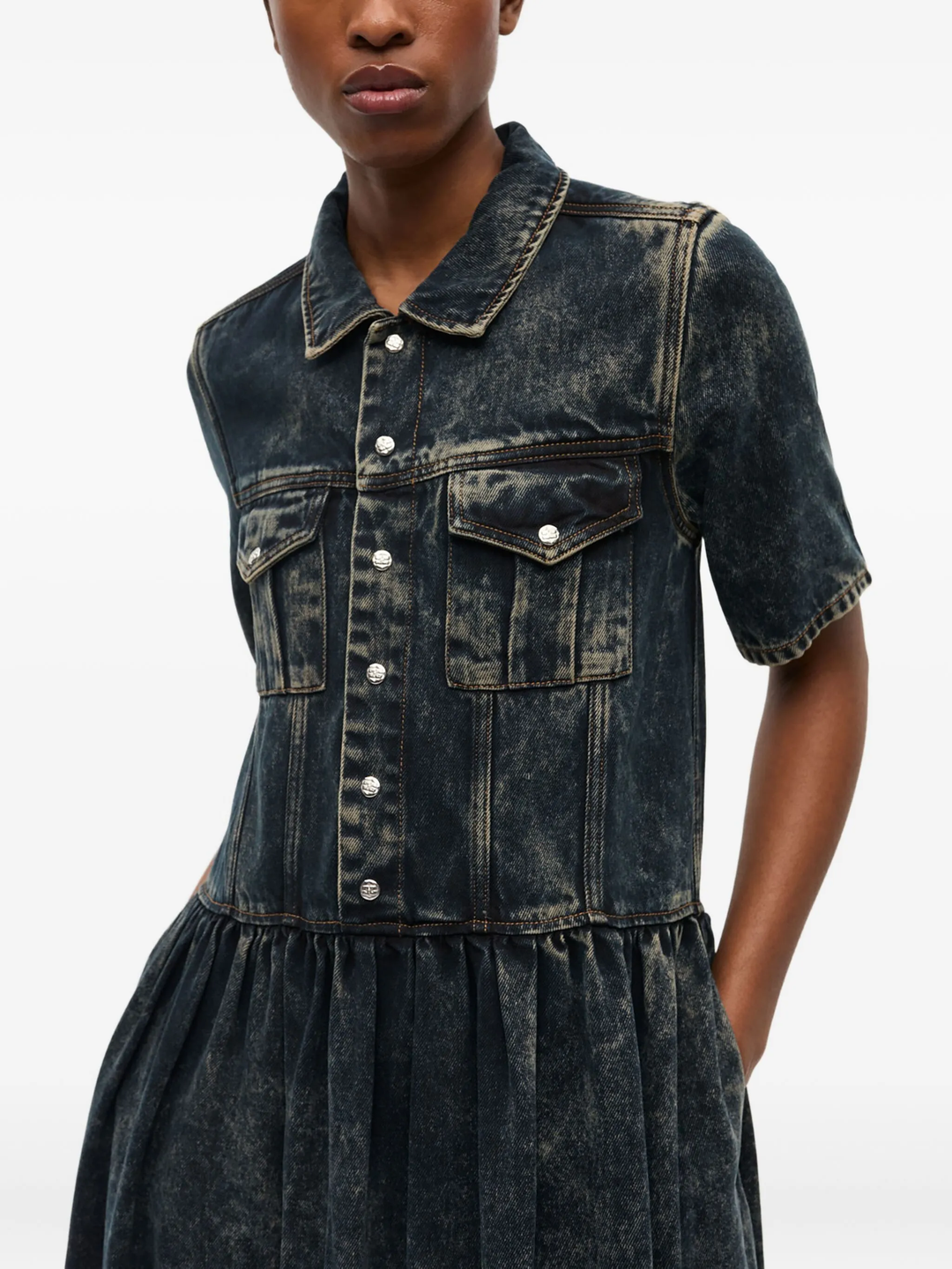 Light Denim Long Dress