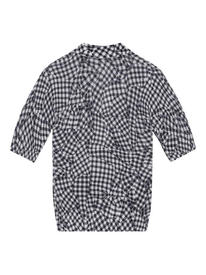 Sheer Cotton Printed Polo