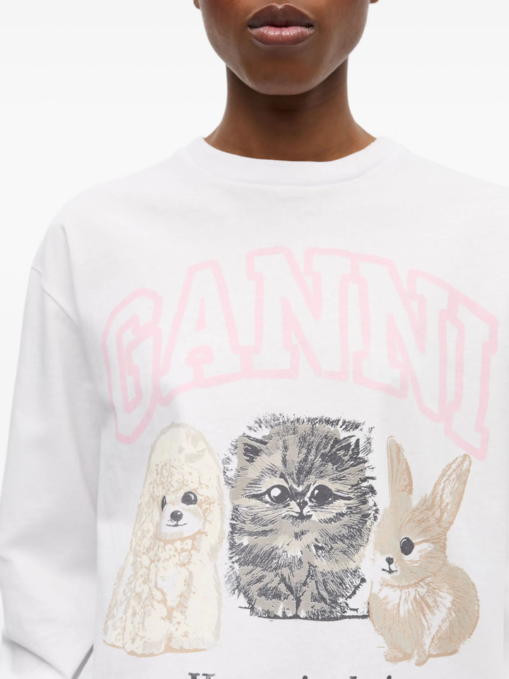 Animal Print Long Sleeve T-Shirt