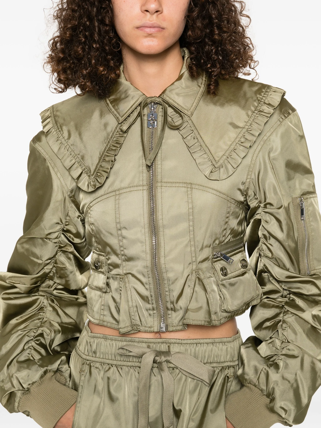 Duchesse Nylon Fitted Jacket