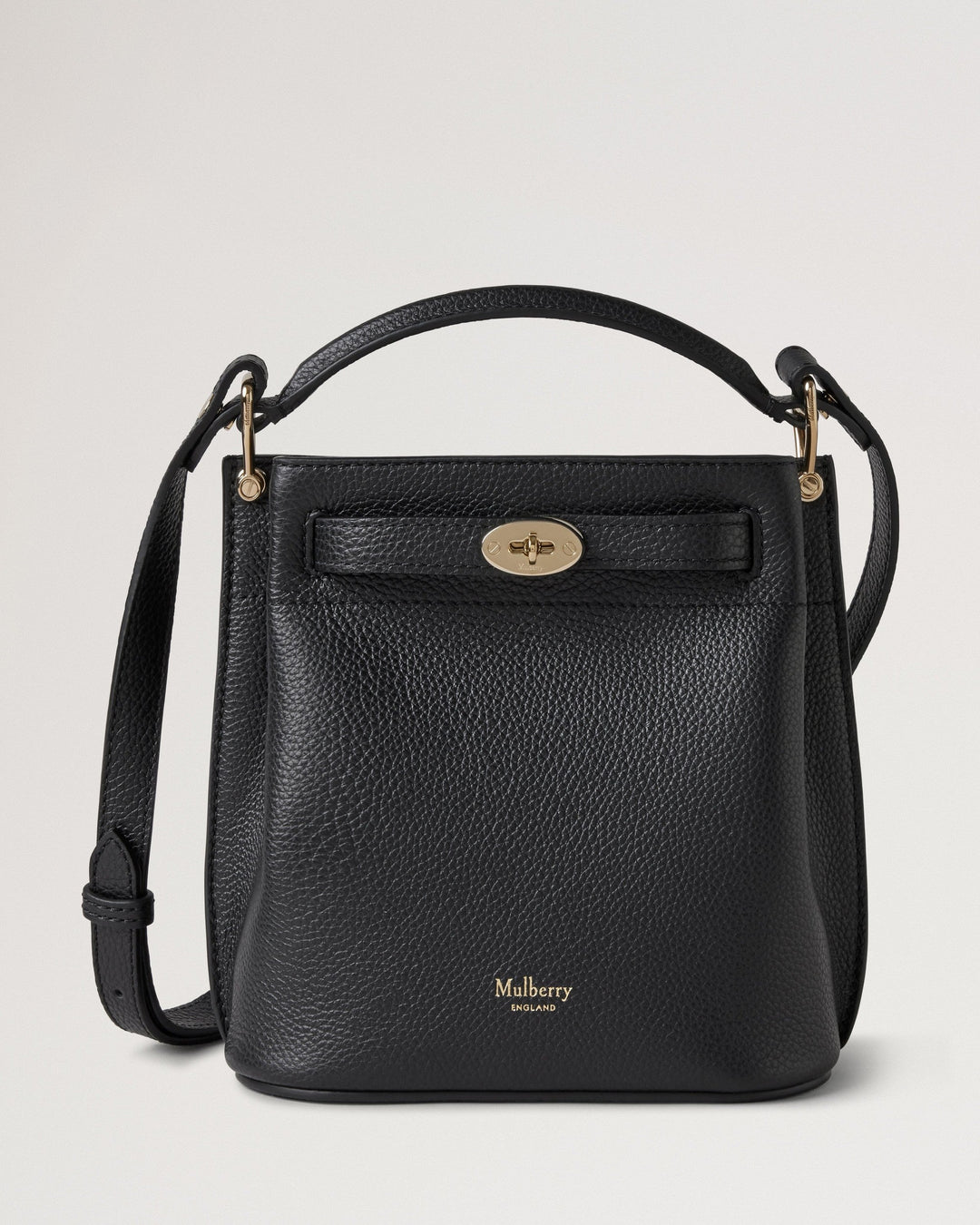 Mini Islington Bucket Black Small Classic Grain