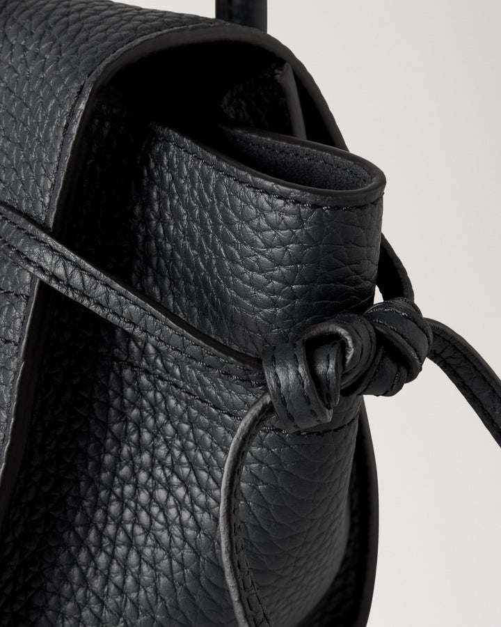 Mini Soft Bayswater Black Heavy Grain