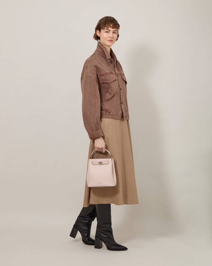 Islington Bucket Blossom Pink Small Classic Grain