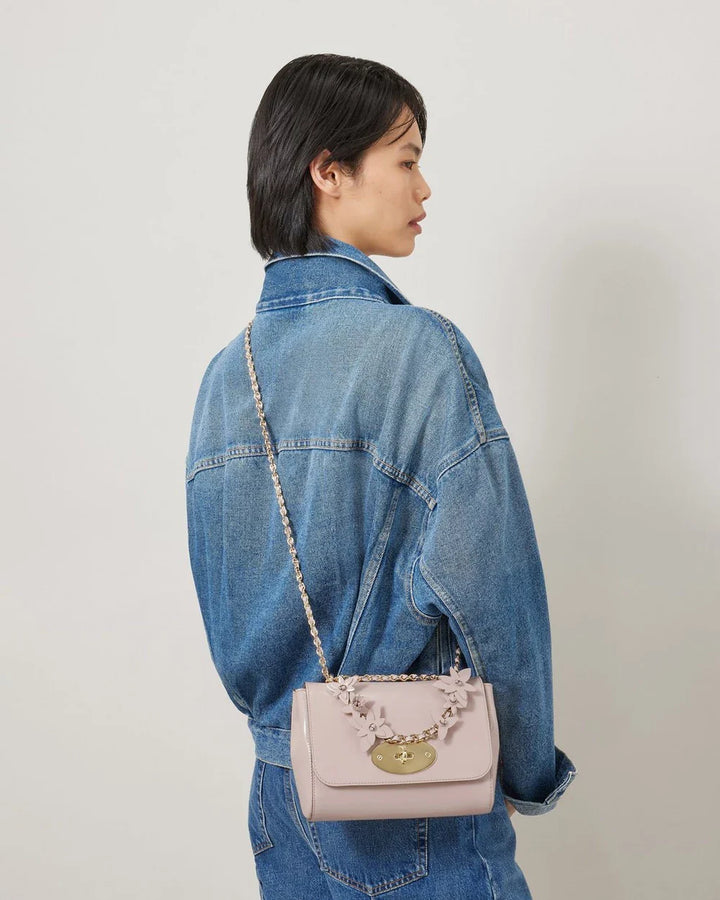 Lily Patent Flowers Bag