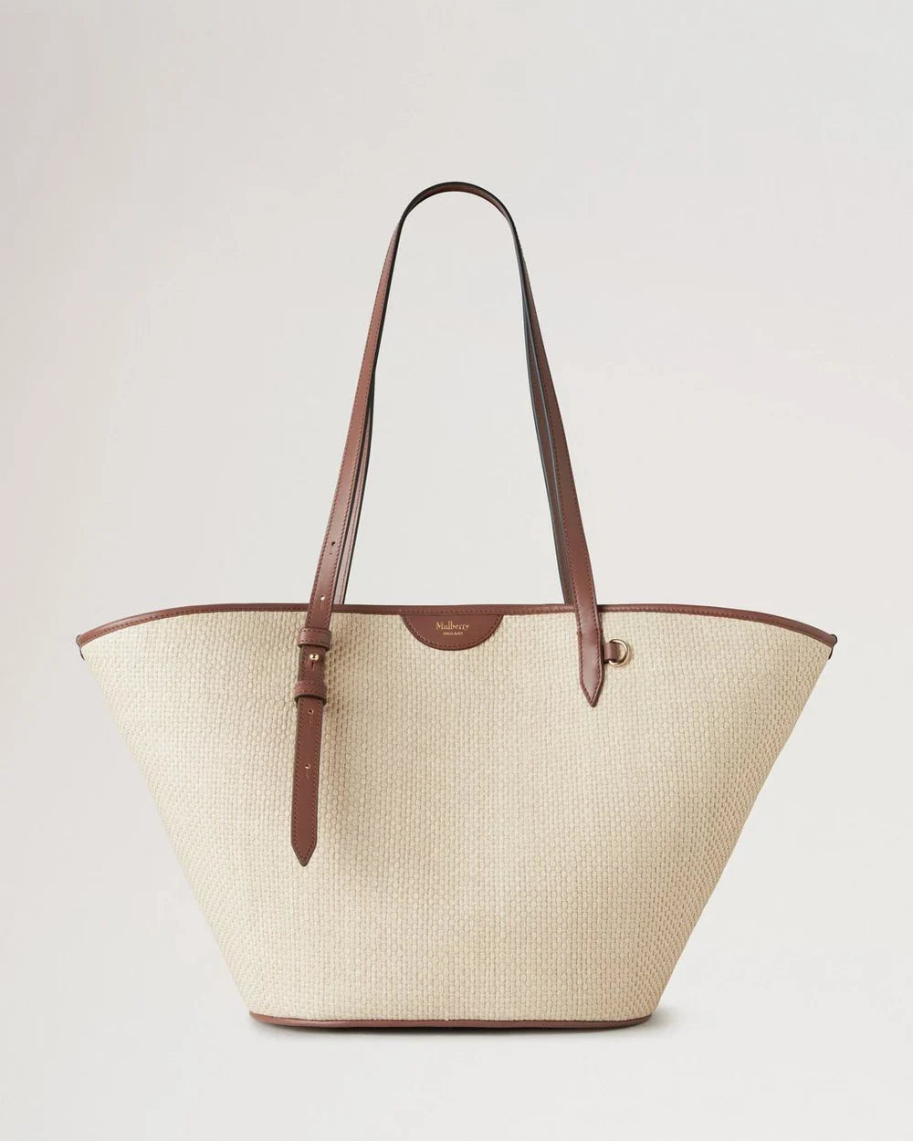 Basket Tote Oak Raffia