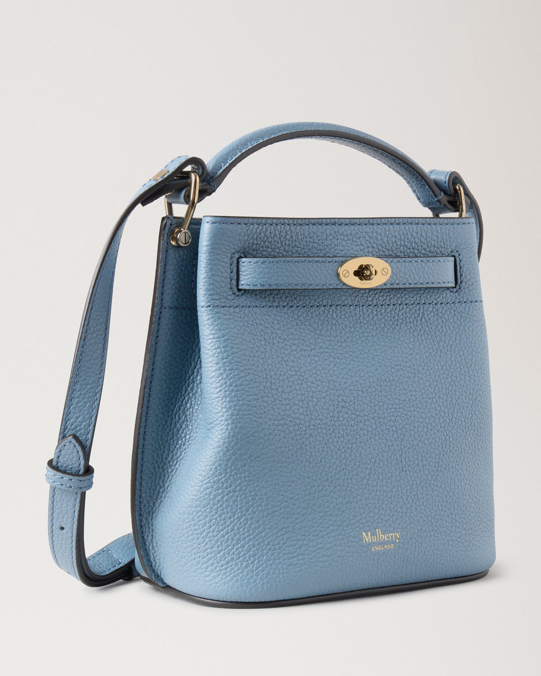 Mini Islington Bucket Brighton Blue Small Classic Grain