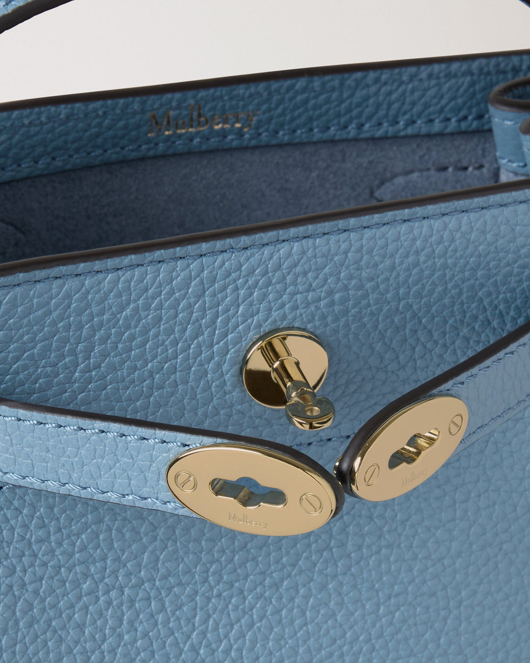 Mini Islington Bucket Brighton Blue Small Classic Grain