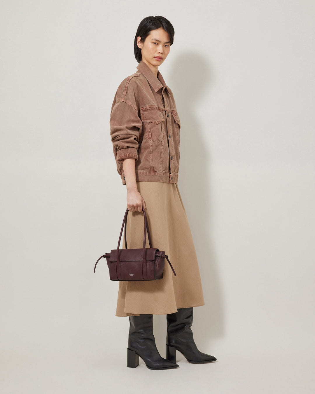Mini Soft Bayswater Black Cherry Heavy Grain