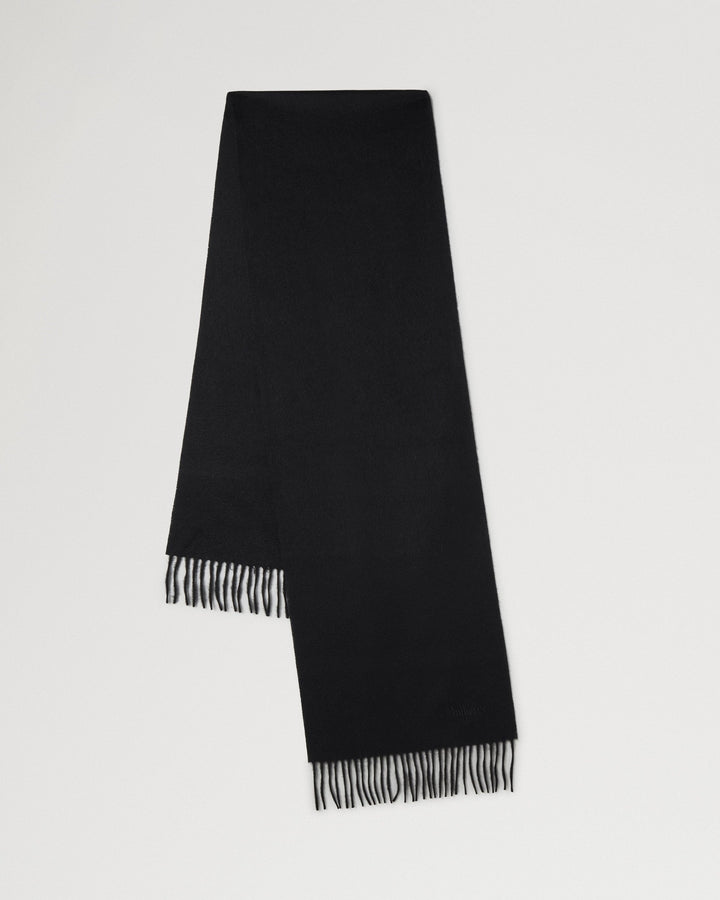 Cashmere Scarf Black Cashmere