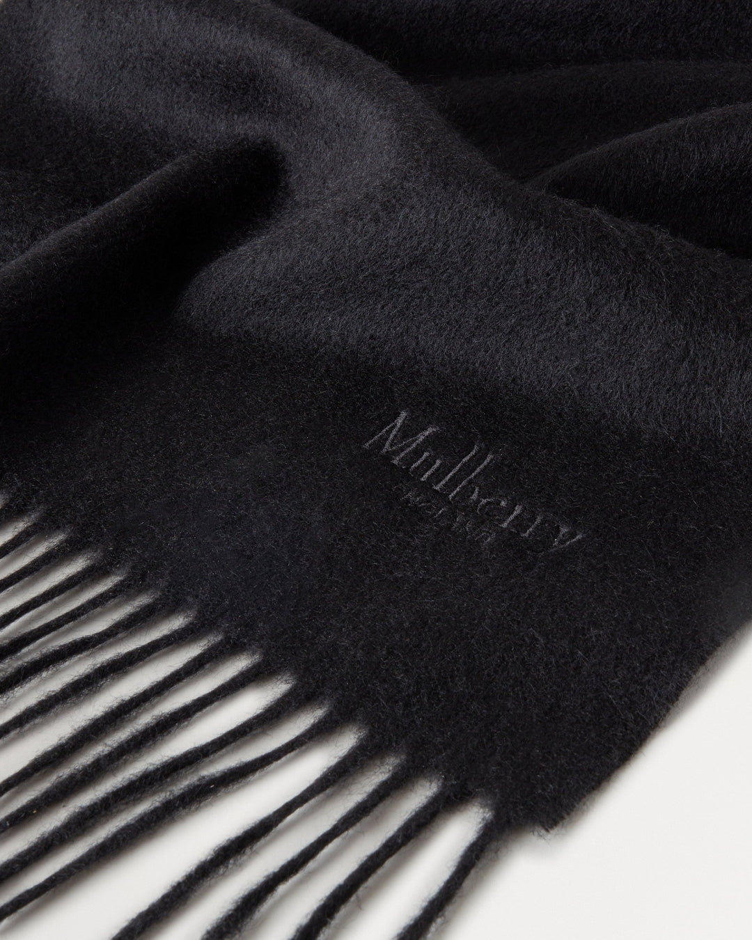 Cashmere Scarf Black Cashmere