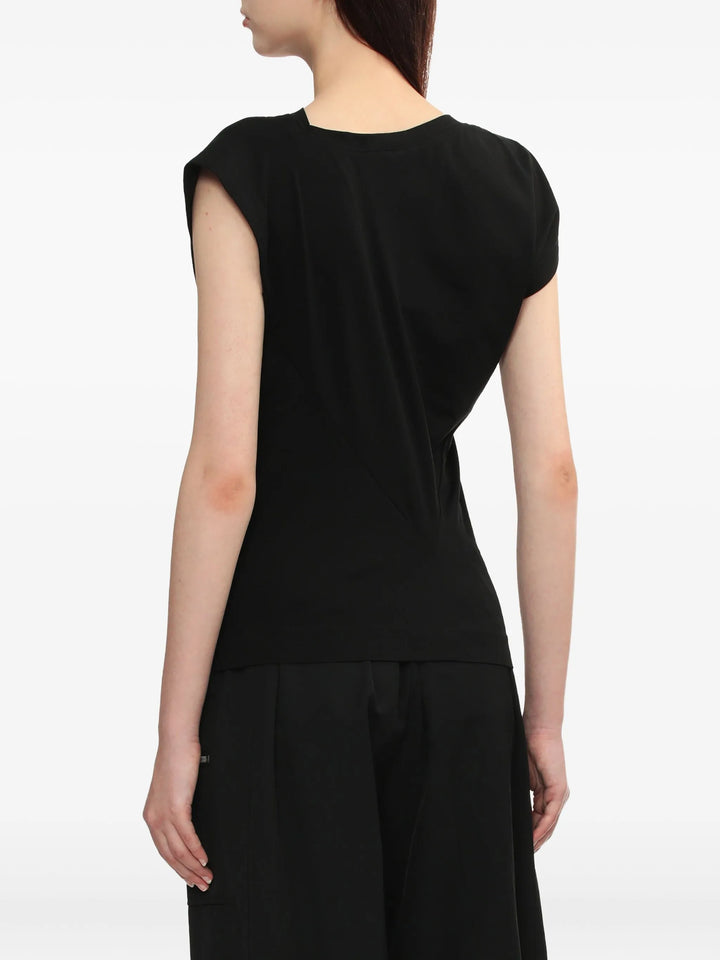 Draped Asymmetric T-Shirt