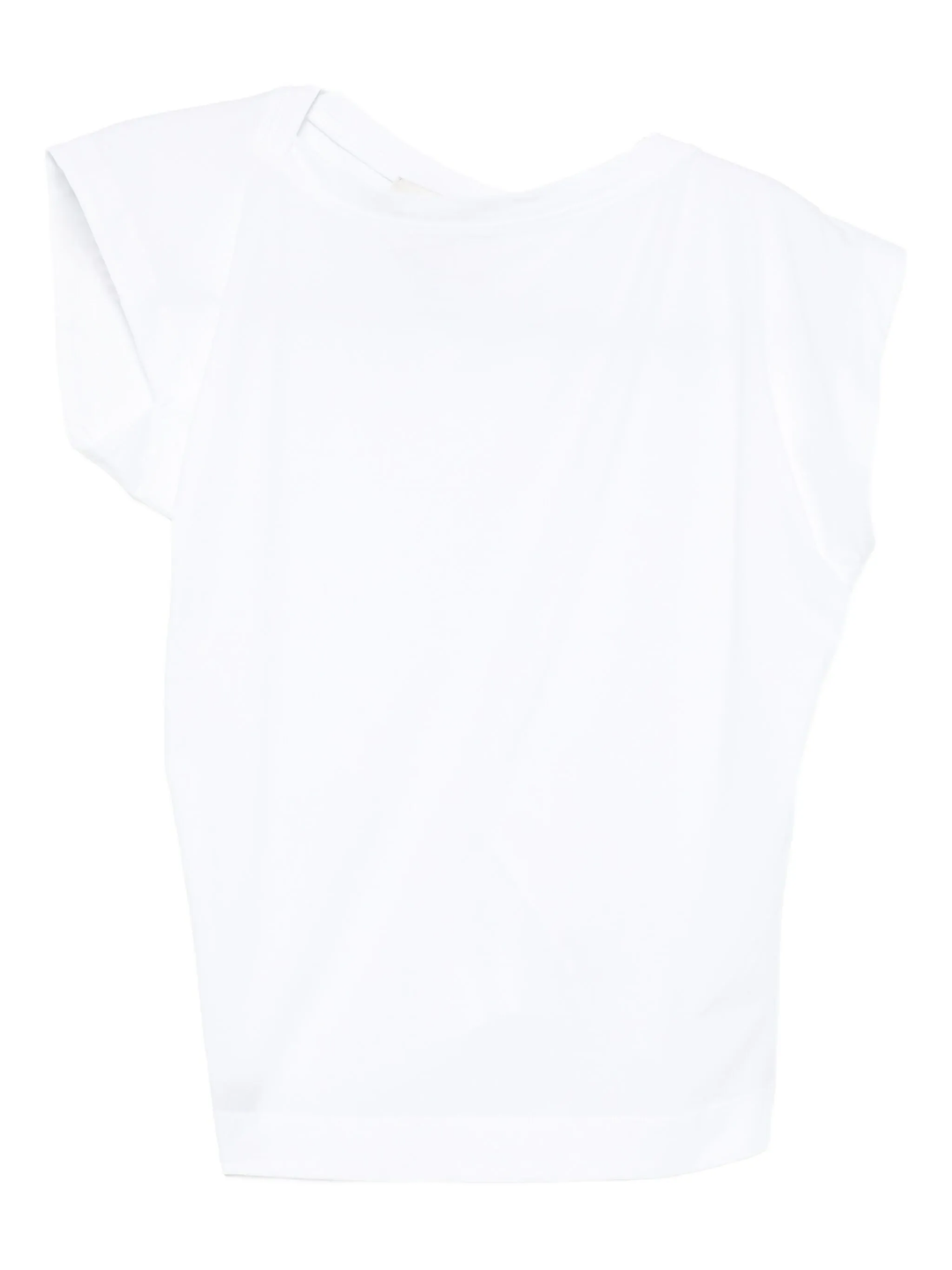 Draped Asymmetric T-Shirt