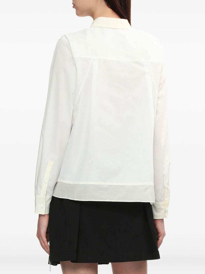 Shirt With Flounce Hem