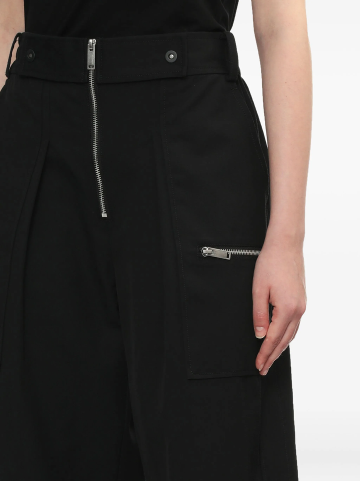 Double Zip Wide Leg Pant