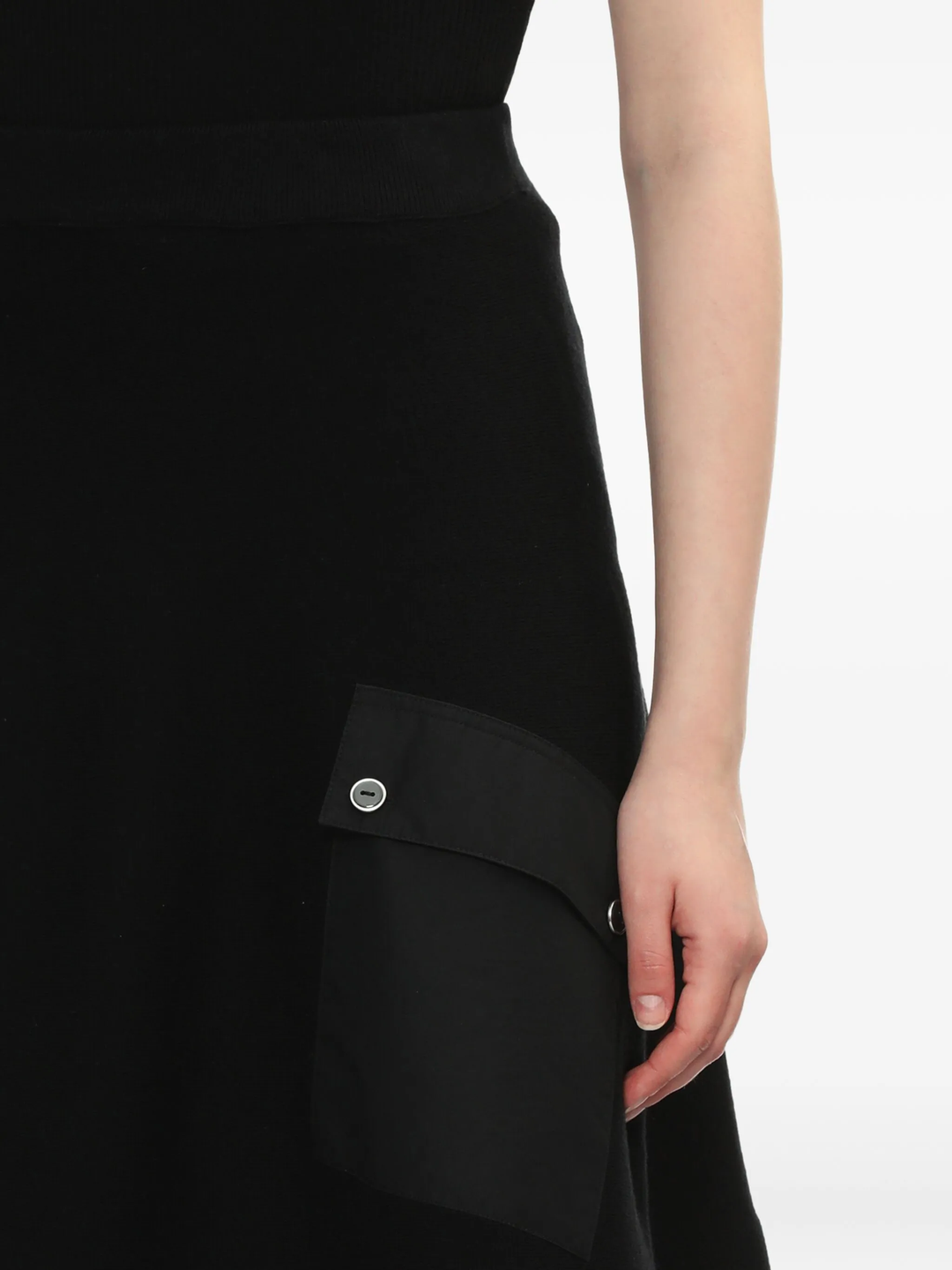 Utility Skirt With Poplin Combo
