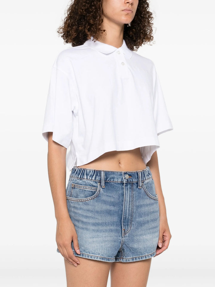 Cropped Polo T-Shirt