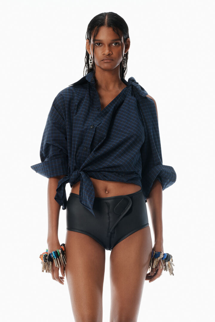 Knotted Button Down Shirt