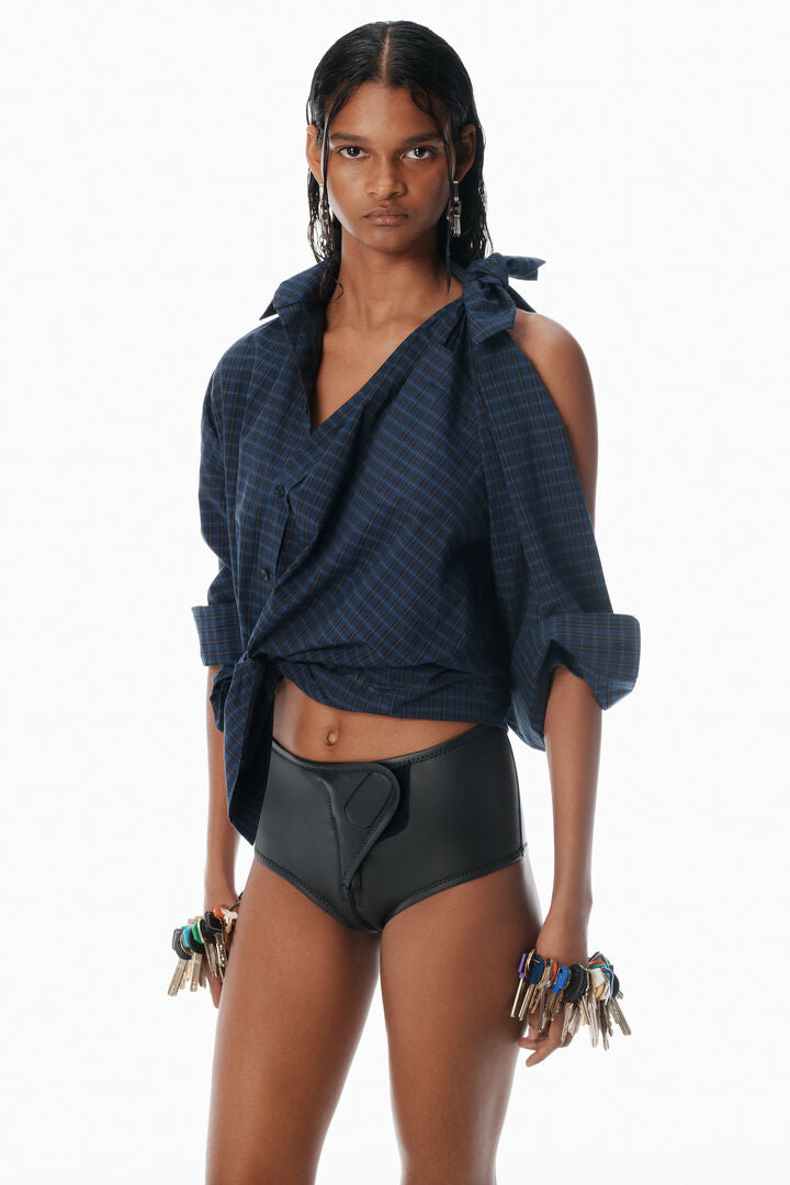 Knotted Button Down Shirt