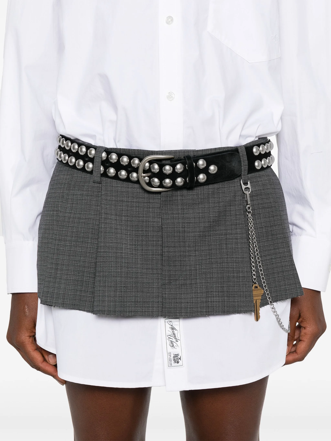Shirt Dress With Chain