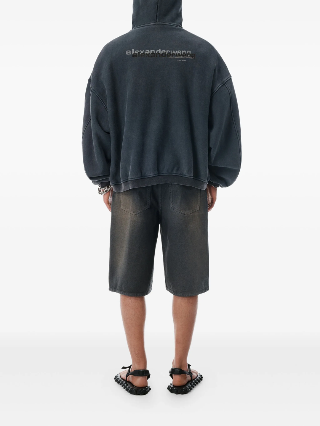 Zip Up Hoodie With Graphic Logo