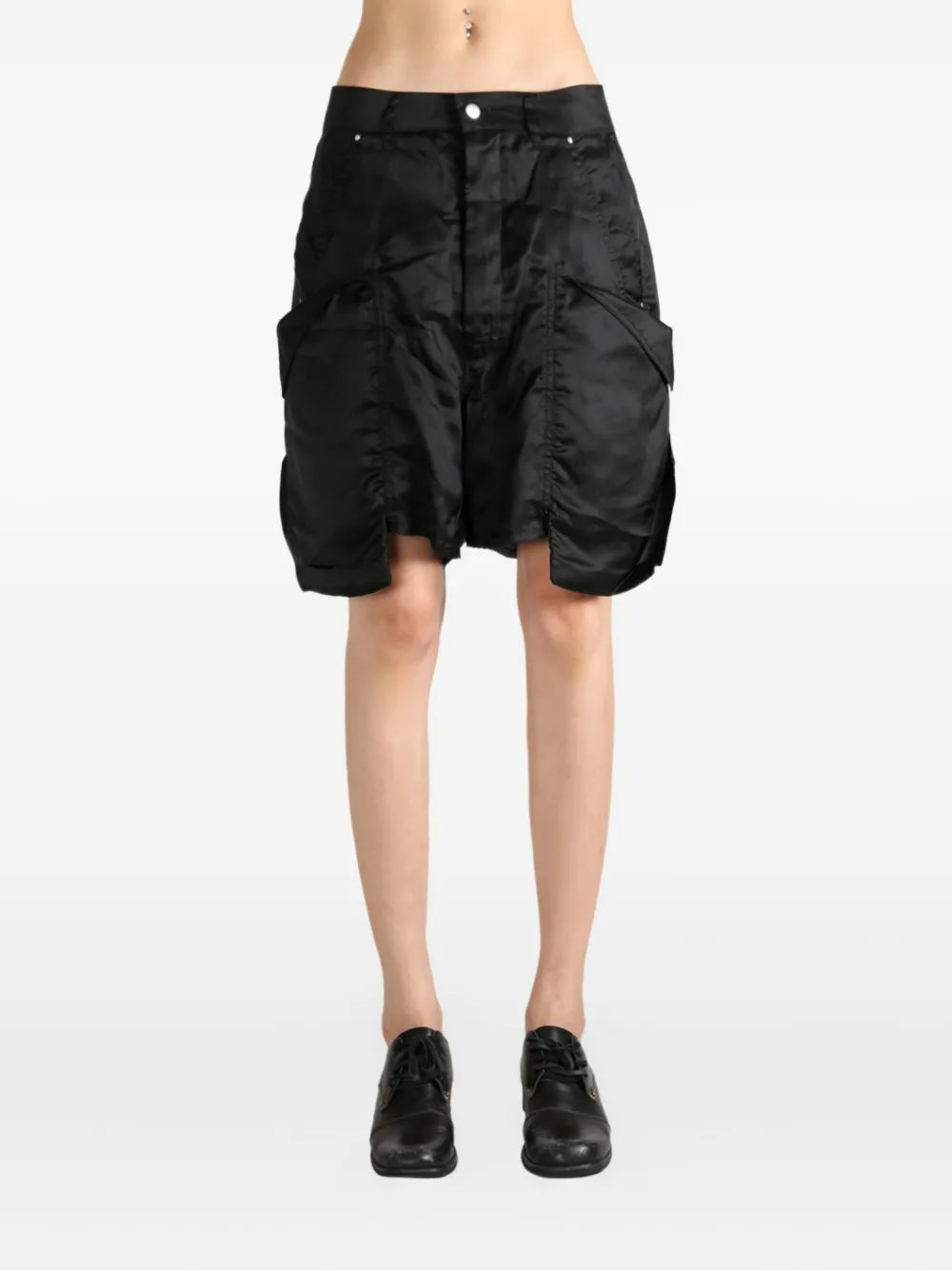 Stefan Cargo Shorts Cupro Twill