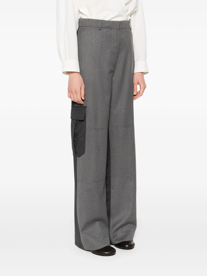 Mixed Flannel Trousers