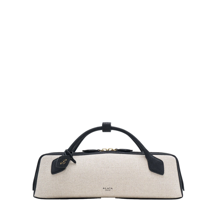 Teckel Clutch Linen And Nubuck