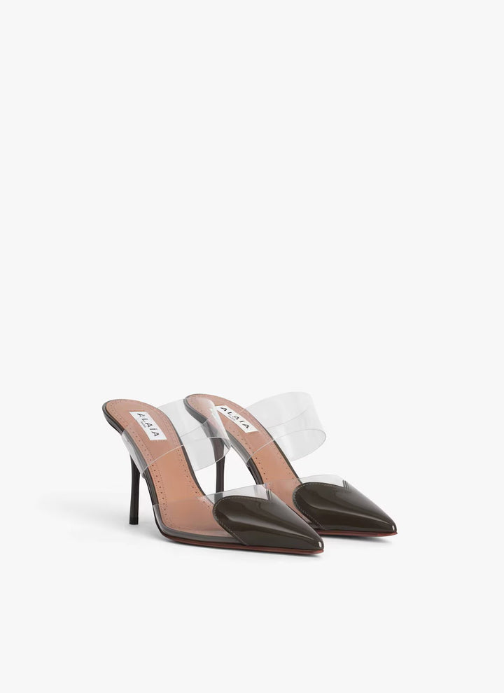 Mules 90 Patent Calfskin