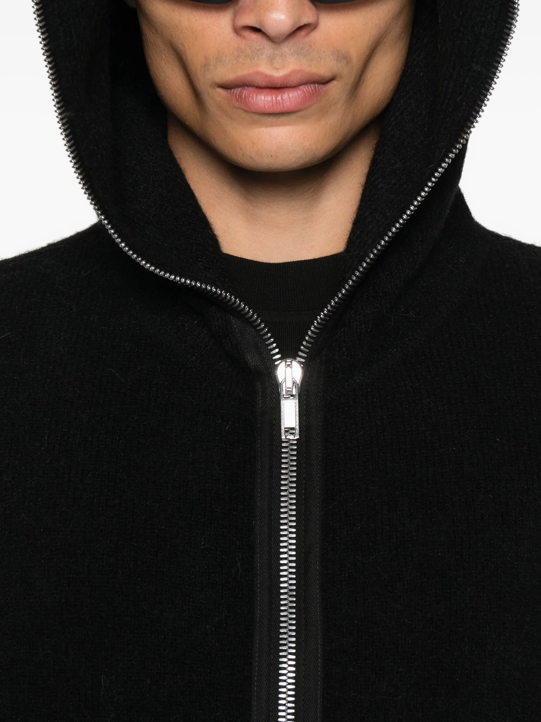 Gimp Hoodie Alpaca Knit