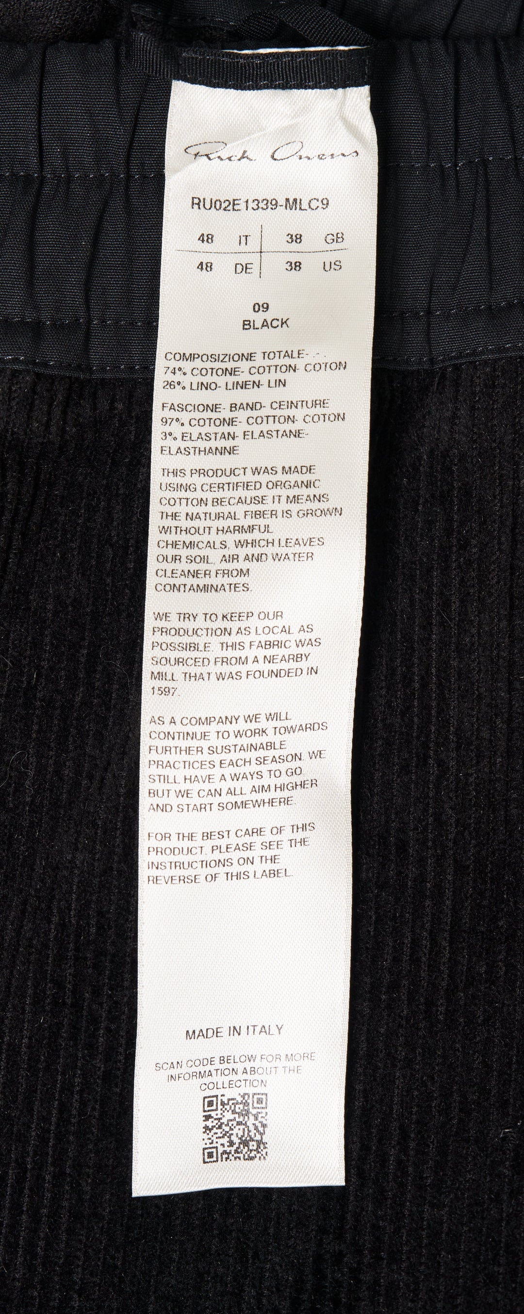 Cargobelas Linen Corduroy Pants