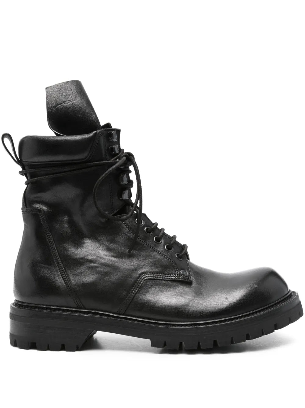 Army Low Boot Waxy Goat Leather