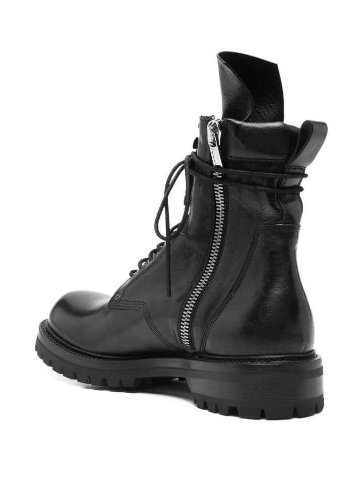Army Low Boot Waxy Goat Leather