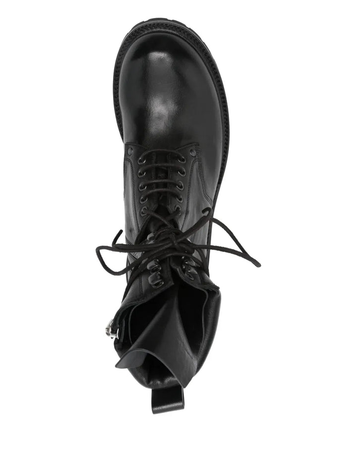 Army Low Boot Waxy Goat Leather