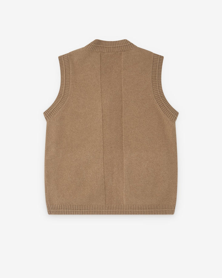 Pearl Button Knit Vest